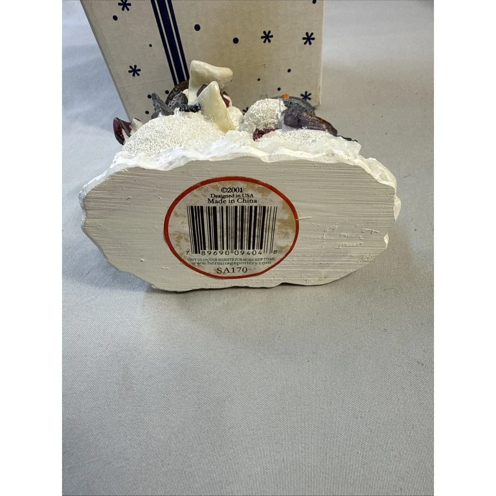 Vintage Snowman Serenade Figurine Item No. 668 Christmas Holiday Decor Orig Box